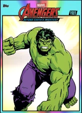 Hulk Earths Mightiest Iridescent Epic Topps Marvel Collect Digital card