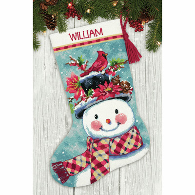 Dimensions Needlepoint Kit: Stocking: Seasonal Snowman