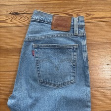 Levi  s Premium 501 S Jeans High Rise Button Fly Skinny Sz 26 x 28Tango Light EUC