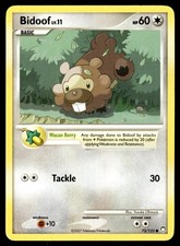 BIDOOF - 73/123 Common Mysterious Treasures Pokemon LP