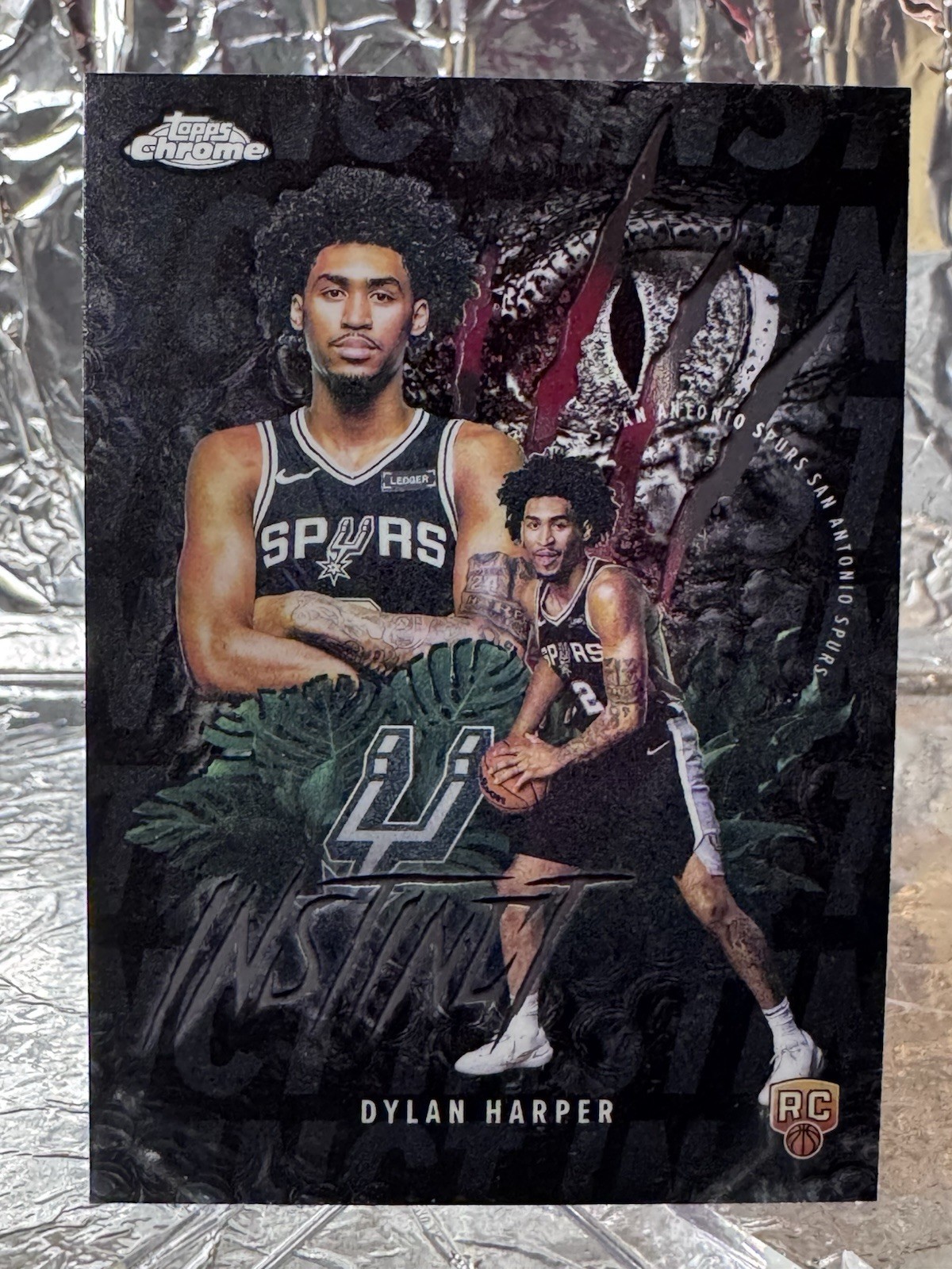 2025-26 Topps Chrome Dylan Harper Instinct Insert