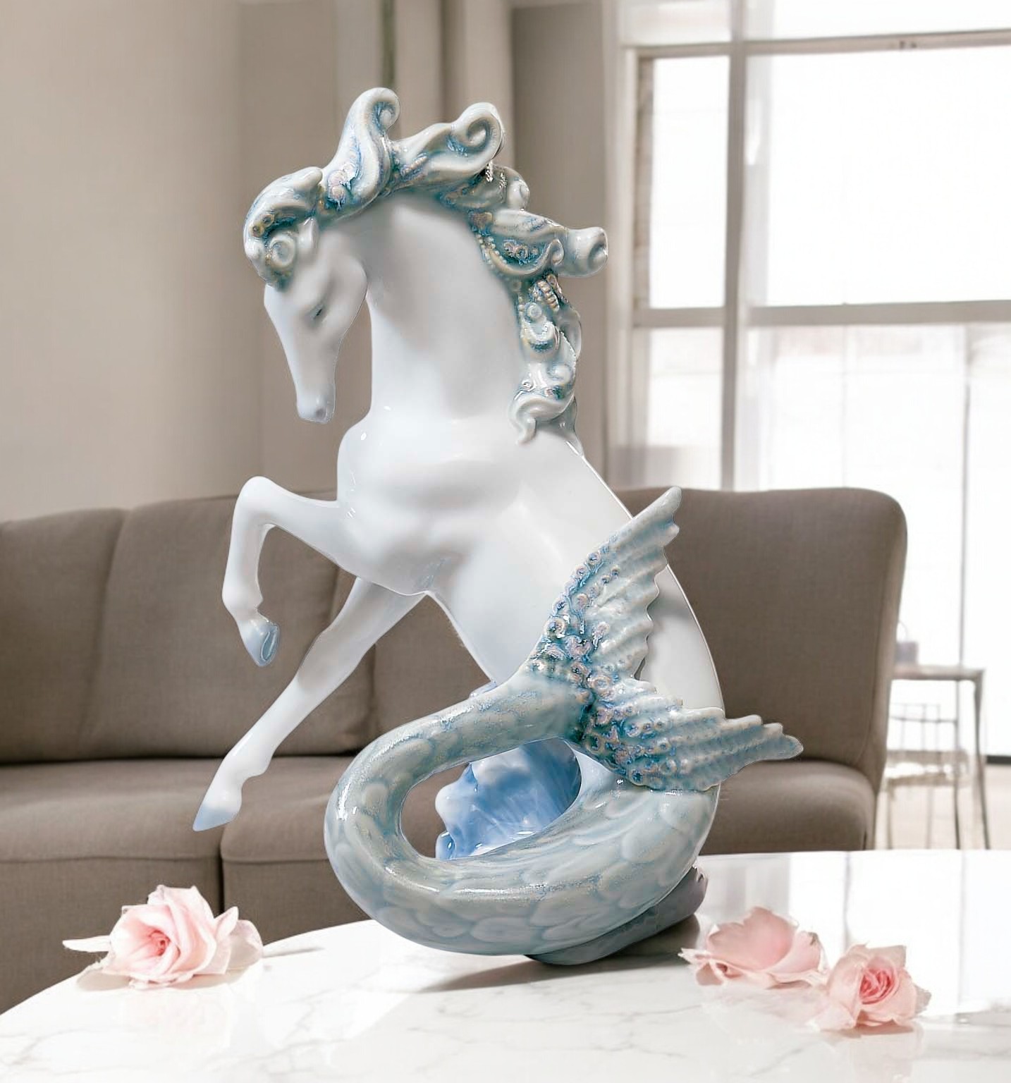 Lladro Retired 01008063 TRITON I - Glazed Finish Limited Edition