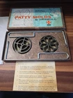 Vintage Cast Iron Griswold Patty Molds In Origional Box With Istructions..