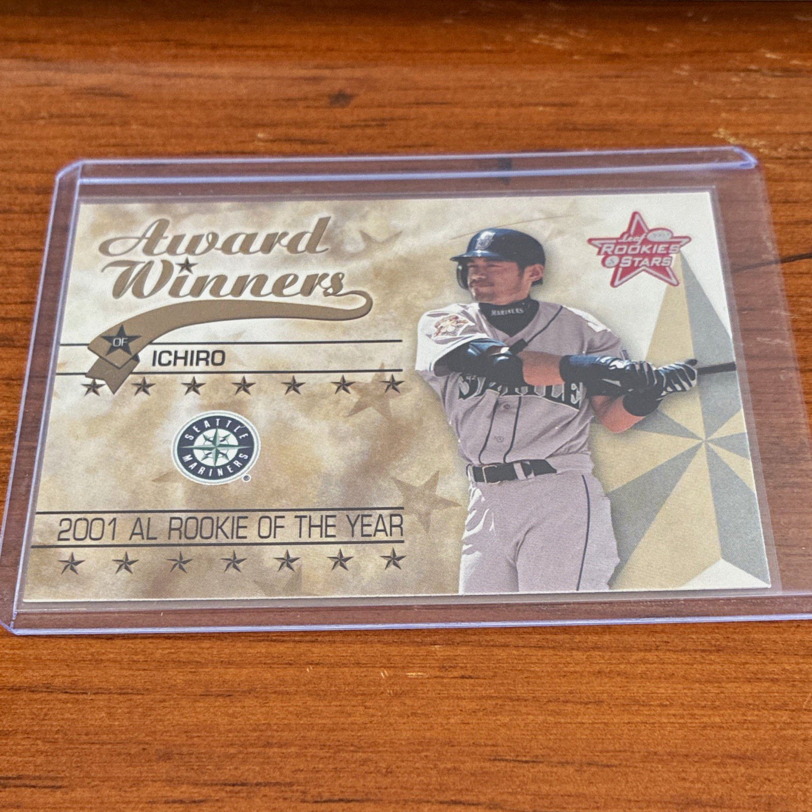 Donruss 2002 Leaf Rookies & Stars Ichiro Award Winners Insert #298 Mariners