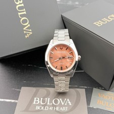 Orologio Bulova 96B470 Uomo Surveyor Automatico Quadrante Marrone Acciaio Inox 39mm