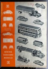 1/87 Bildkatalog / Preisliste WIKING VERKEHRS MODELLE 1959/1, 400-7-59, 6 Seiten