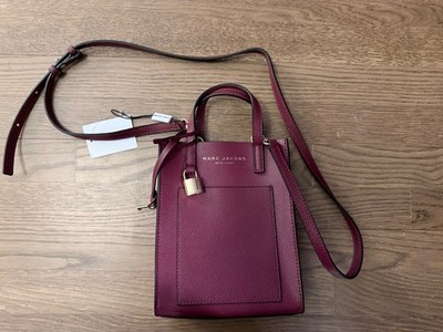 Marc Jacobs Mini Grind Tote Bag in Pomegranate #M0015685 - New With Tags Purse