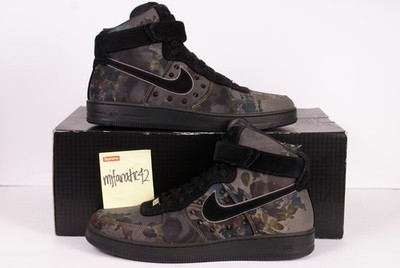 2013 Liberty of London x Air Force 1 Downtown NRG NEWSPRINT 10 Black 577656 001
