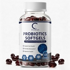 Probiotics 120 Billion CFU Potency Digestive Immune Health 120 Vegan Capsules