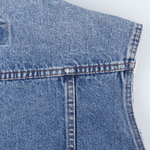 Vintage 1980'S GAP PIONEEFR denim vest men's size S (size S) - Picture 6 of 6