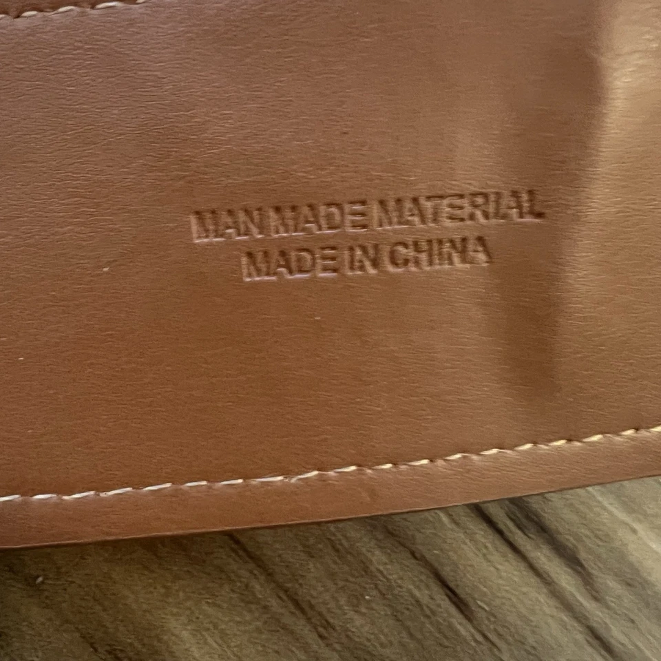 Lauren Ralph Lauren Silver Horsebit Buckle Belt Fabric Blue Brown Belt Sz S - Image 4 of 4