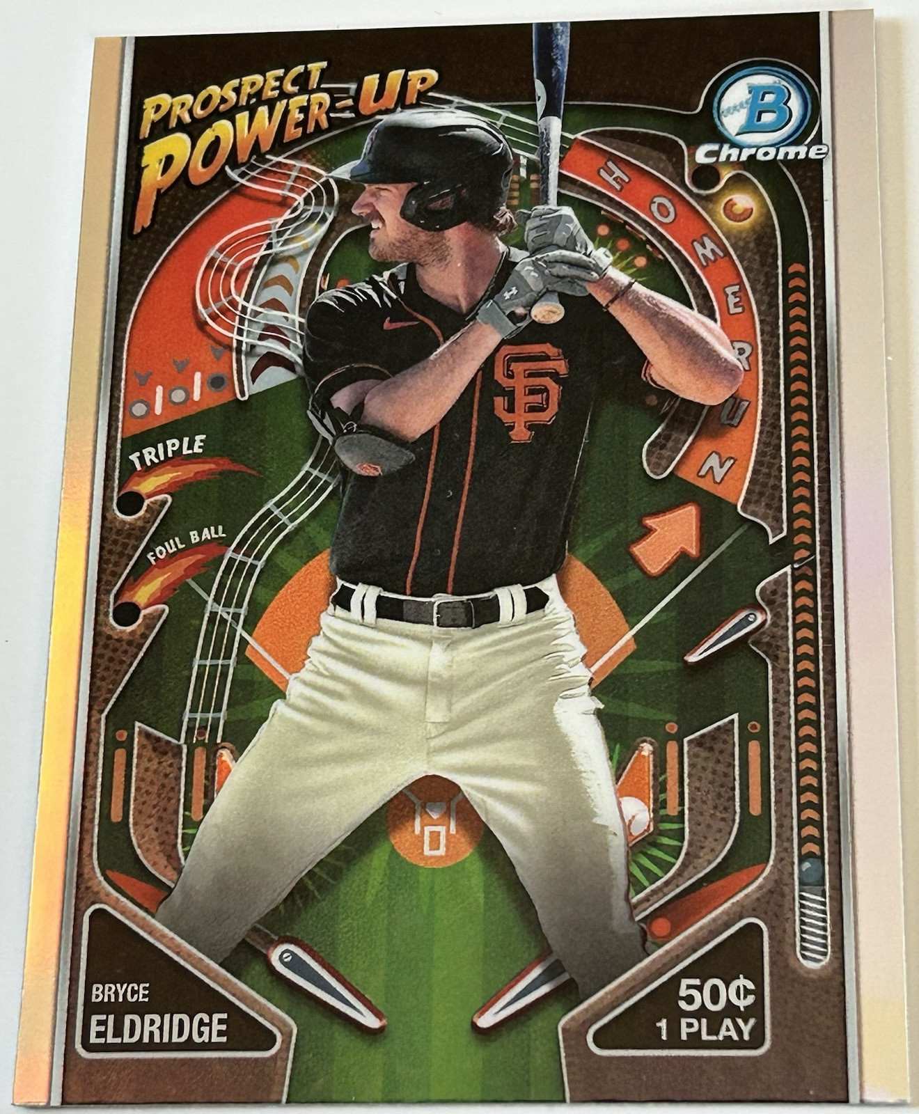 2024 Bowman Chrome Draft #BDC-48 Bryce Eldridge Rookie Card - San Francisco Giants Baseball
