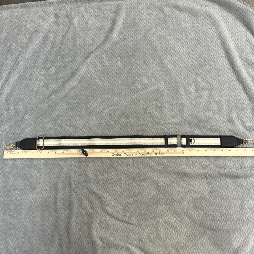 ANNE KLEIN Repuesto Ajustable Bandolera Lona Bolso Cartera Correa Foto 4 de 4