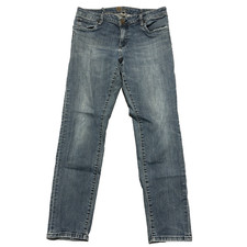 KUT from the Kloth Jeans Women's Size 12 32x28 Blue Mid-Rise Straight Denim