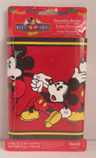 VINTAGE Disney Mickey For Kids Decorative Wall Paper Border 5ft NOS
