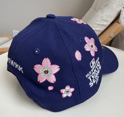 MLB TOKYO SERIES ドジャース桜キャップ 2025 TOKYO SERIES TM Dodgers LA Adjustable Cap Stitched Black MLB