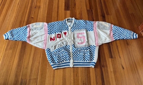 Vintage 1980's NO! The Jeans Revolt Sweater by Claude Attias