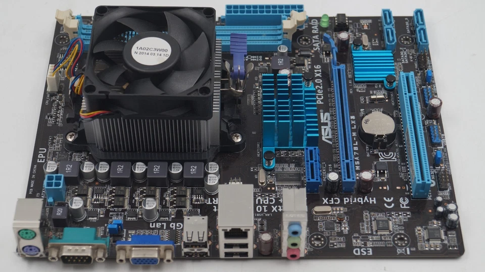 ASUS Mainboard Bundle M5A78L-M LX3 AMD 3,5GHz FX6300 inkl. I/O-Blende CPU-Kühler - Bild 2 von 4