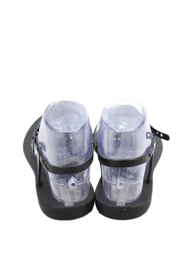 Женские серебристые стринги сандалии-слинги Ipanema черные размер 7 - Изображение 3 из 4