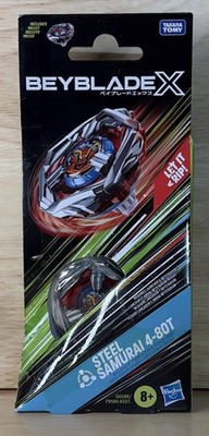 BEYBLADE X Steel Samurai 4-80T Booster Pack Set with Balance Type