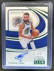 2023-24 Panini Immaculate Stephen Curry Scorers Club Signatures Green Auto #/5
