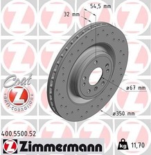 ZIMMERMANN Bremsscheibe 400.5500.52 f&uuml;r MERCEDES-BENZ