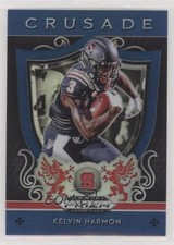 2019 Panini Prizm Draft Crusade Blue Prizm Kelvin Harmon #14 0c2