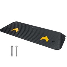 VEVOR Rubber Threshold Ramp Door Ramp 2" Rise 33069 lbs Load Rubber Curb Ramp