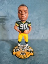 BJ Raji Bobblehead Super Bowl XLV 45 Green Bay Packers Forever Collectibles