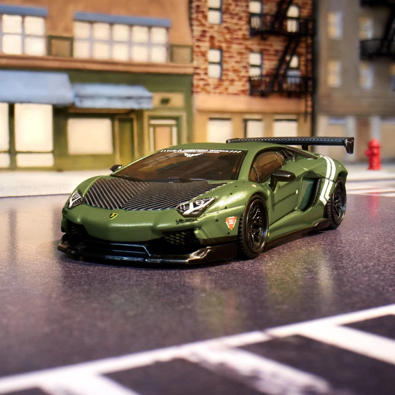 Voiture miniature LBWK Lamborghini Aventador LP 700-4 Hot Wheels Elite 64 1/64
