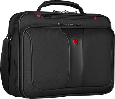 WENGER Laptop-Aktentasche Legacy 16'' Laptop Trolleyriemen gepolstert 15L Schwarz
