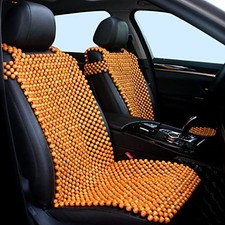Wood Beaded Auto Car Bead Seat Cover,Natural Wooden Bead Cool Refreshing Back
