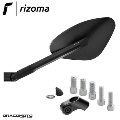 Rear View Mirror GENESI Ducati Streetfighter V2 2022-2024 Rizoma BS174B BS713B Sch...