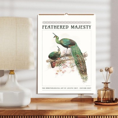 2027 Joseph Smit Wall Calendar   Victorian Bird & Nature Art, 11''x16.5''