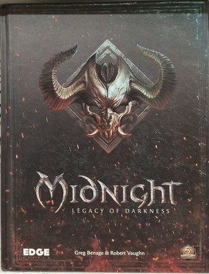 Midnight Legacy of Darkness RPG Corebook Edge Studio Hardcover