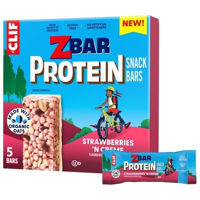 Zbar Protein Strawberries N Creme Crispy Snack Bars
