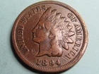 1894/94  INDIAN CENT   NICE    COIN
