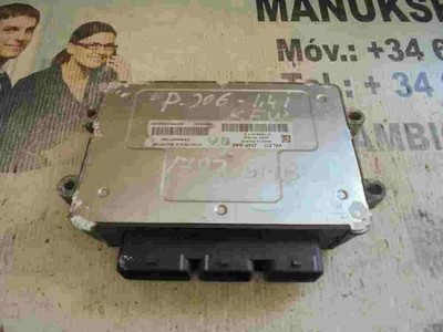 Engine control unit Peugeot 206 1.4i VALEO J34P-AAE SW9666257580 HW9655883280