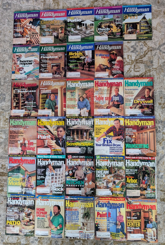 The Family Handyman Magazine 1997 to 1999 Lot Of 29 DIY