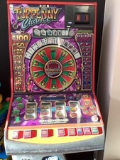 Vintage global Tuppenny Chance Arcade Slot Machine Coin Operated Bell Fruit