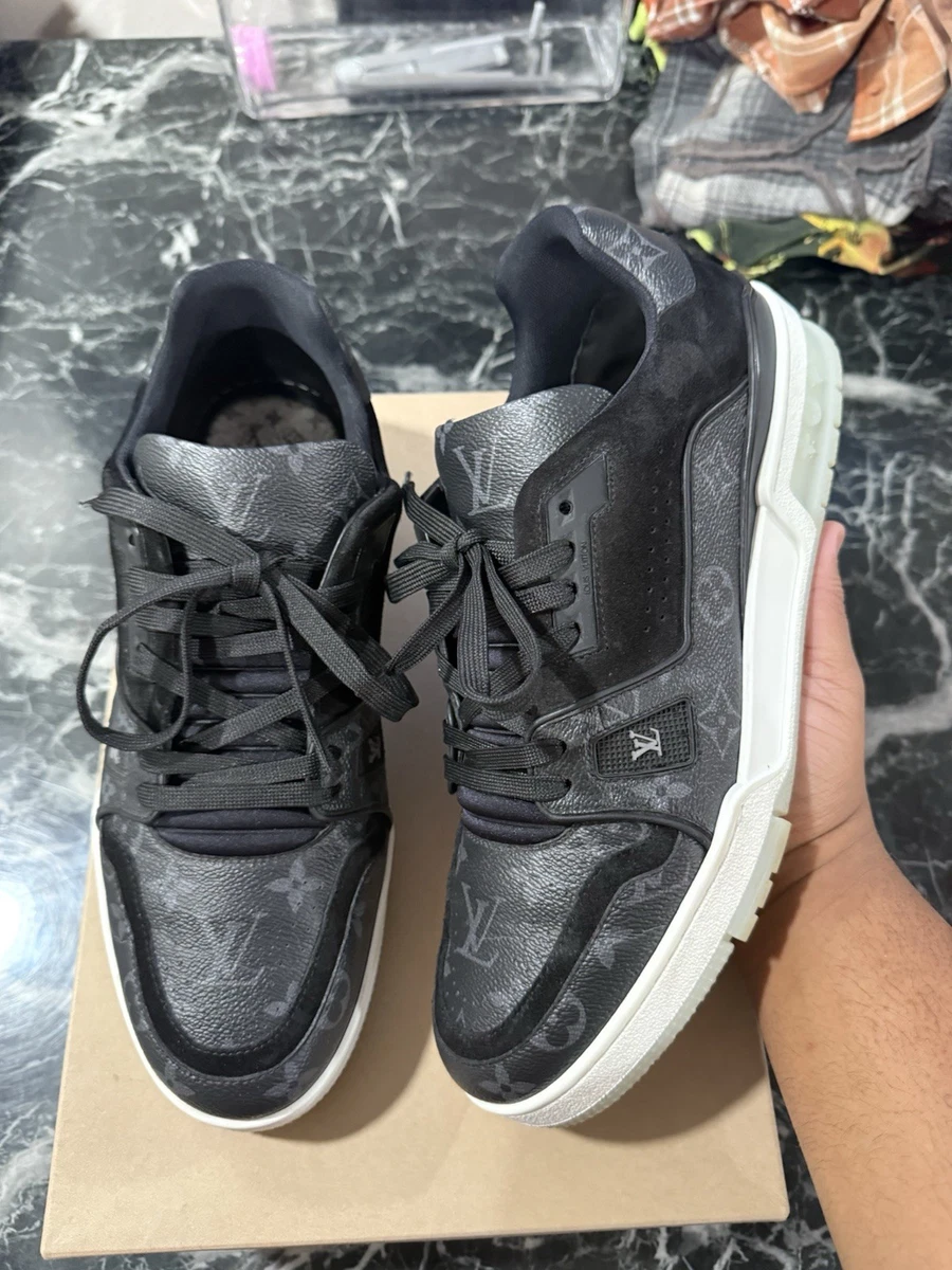 Louis Vuitton Trainer Low Black Monogram for sale | eBay