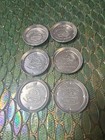 Vintage Stanley Home Products Stanhome Aluminum Advertising Coasters Set of 6 — photo 1
