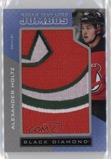 2021-22 Upper Deck Black Diamond Retro Alexander Holtz #RTL-AH Jumbo Patch bi1