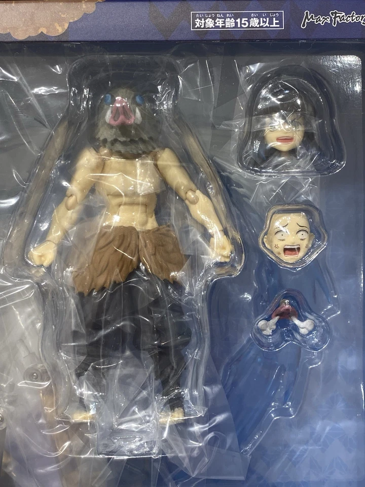 figma Demon Slayer Kimetsu No Yaiba Inosuke Hashibira DX Edition Action Figure - Immagine 2 di 4