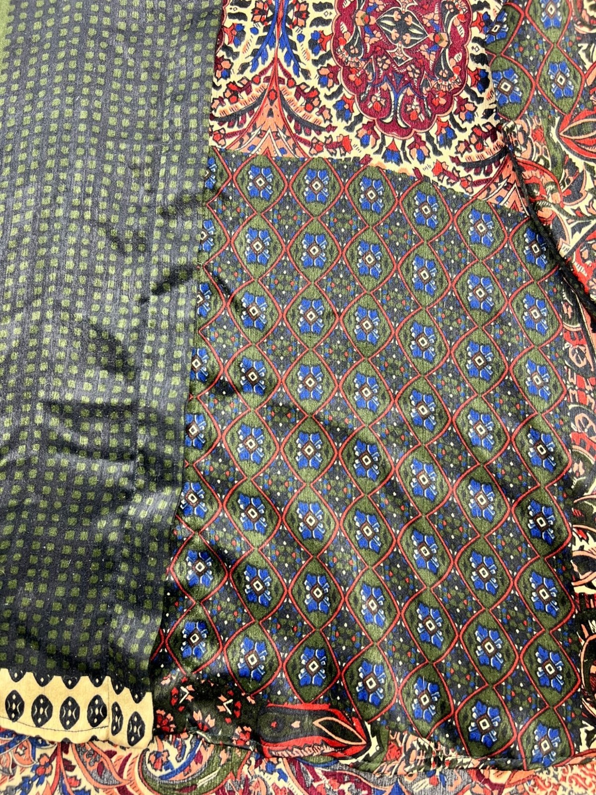 Zara Basic Womens Button Front Boho Blouse Long S… - image 8