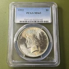 1922 Peace Silver Dollar MS63 PCGS
