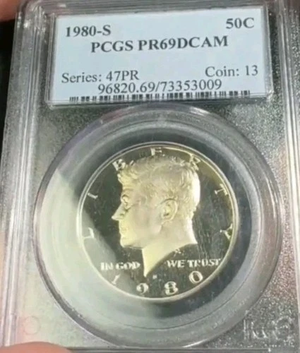 1980 S Kennedy Half Dollar Proof NGC PF69 ULTRA CAMEO PR69DCAM Frosty Coin 50C