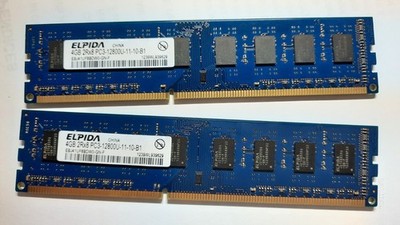 Elpida 8GB (2x4GB) 2Rx8 PC3-1280U-11-10-B1