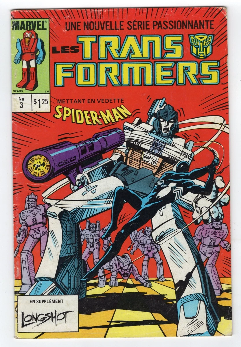 Transformers Spider-Man Superheroes US Comics Copper Age (1984