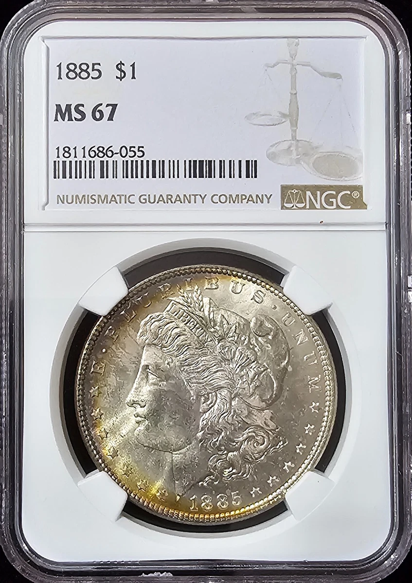 MS 67 Graded 1885 Year Morgan US Dollars (1878-1921) for sale | eBay